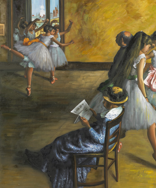 The Ballet Class by Edgar Degas - Click Image to Close